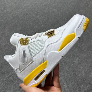 AJ4 white yellow