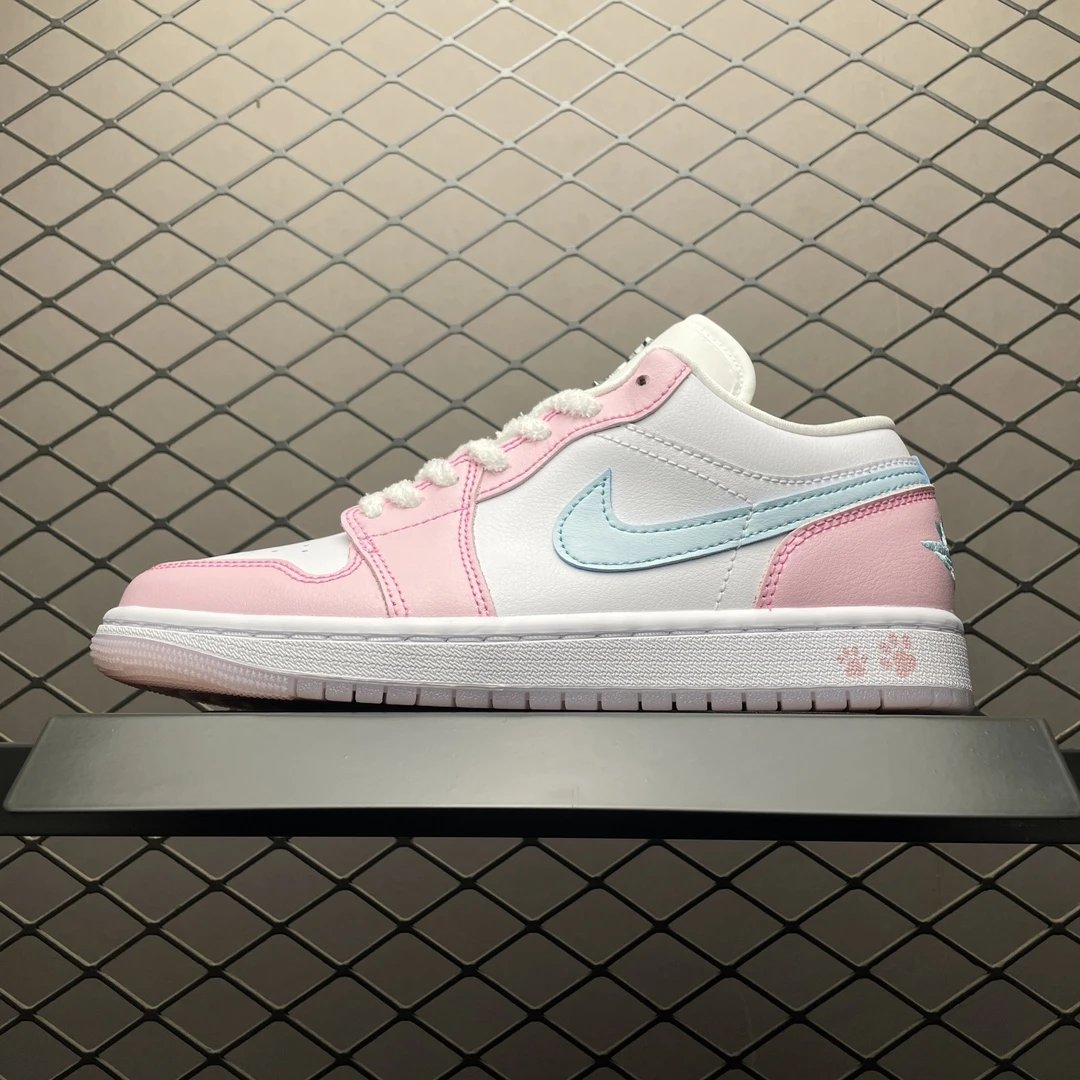 AJ1 Low White Pink HM3706-141