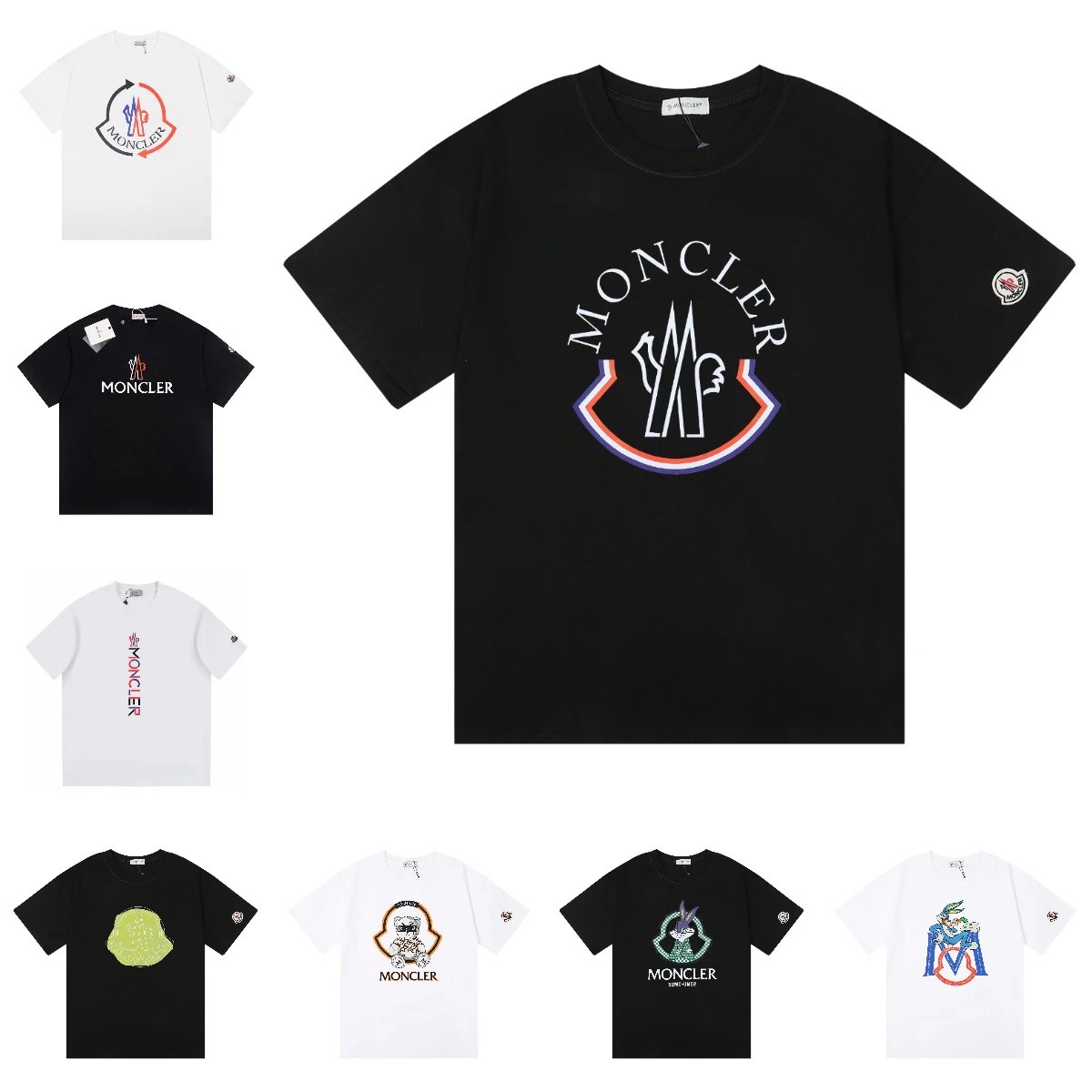 Moncler Black Short Sleeve T-Shirt