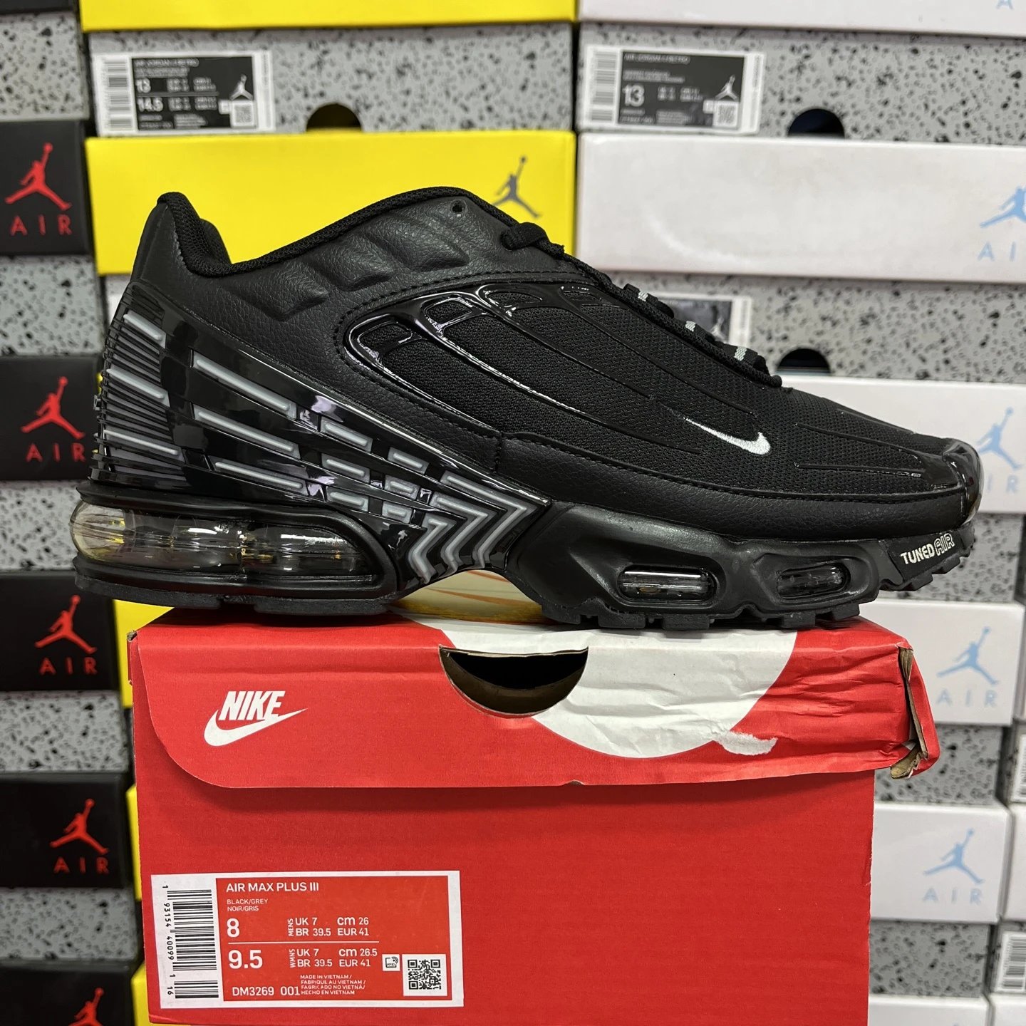 Nike Air Max Plus 3 GS Black Grey DM3269-001