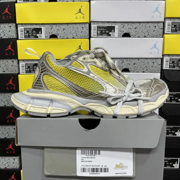 Asics Gel-Nimbus 24 Yellow/Off White/Gry Sneakers - 1
