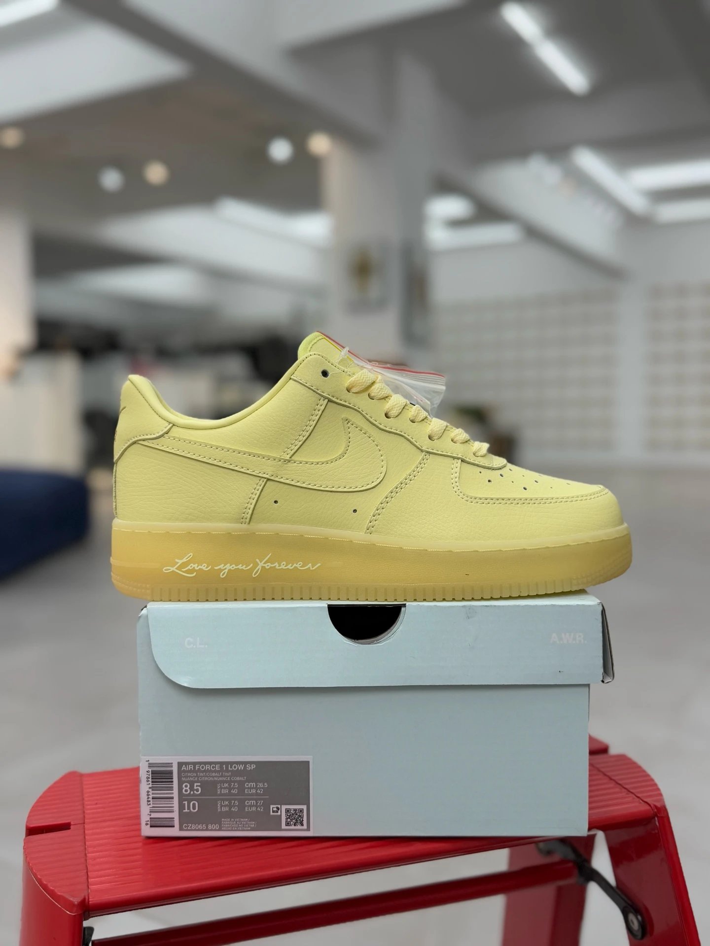 Nike Air Force 1 Low SP Drake NOCTA Love You Forever Citron Tint CZ8065-800