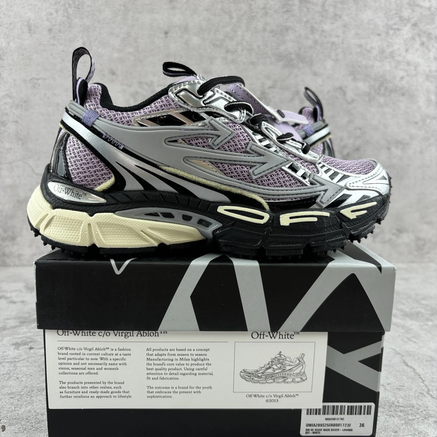Black Silver Purple 1723F