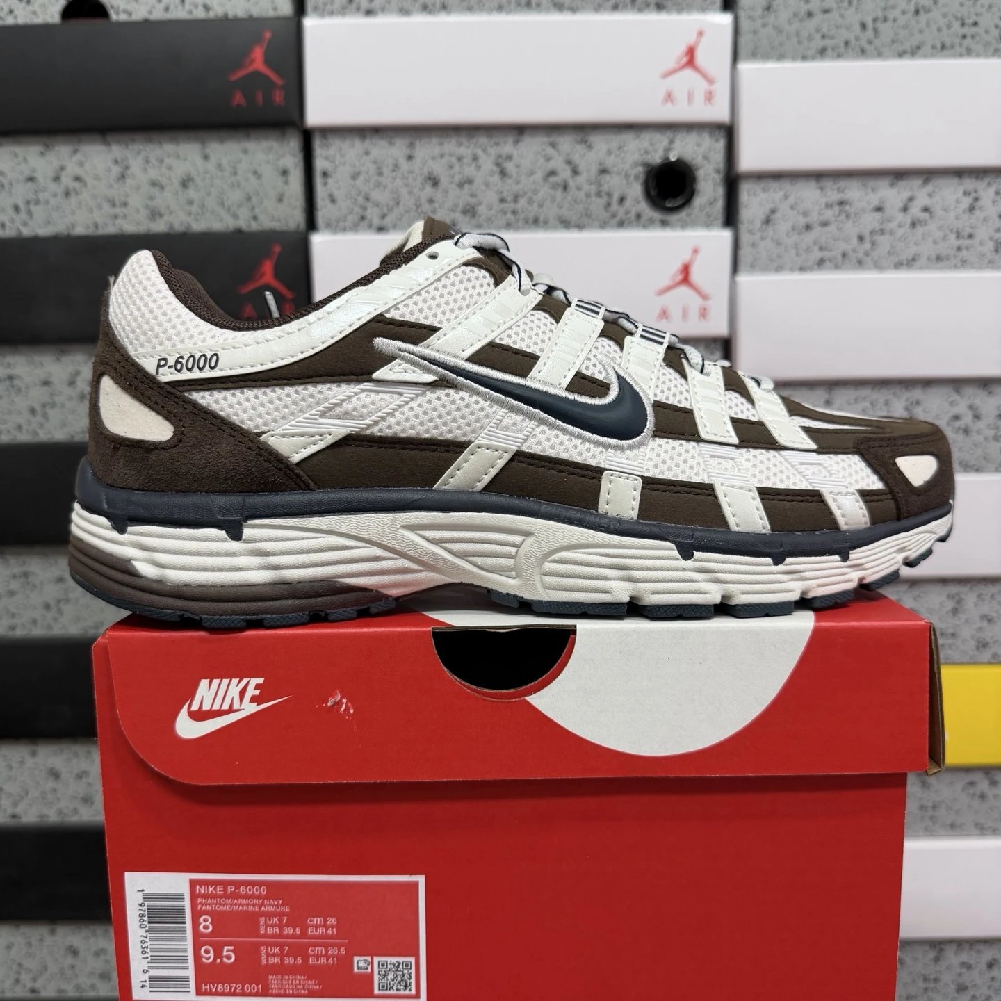 Brown White HV8972-001 36-46