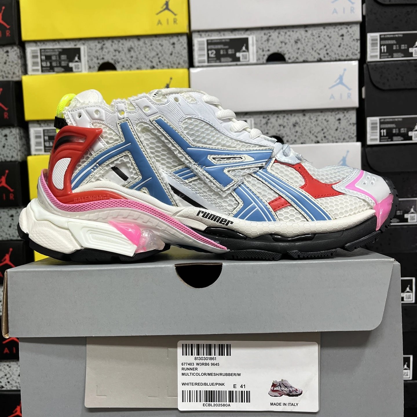 7.0 White Blue 9645