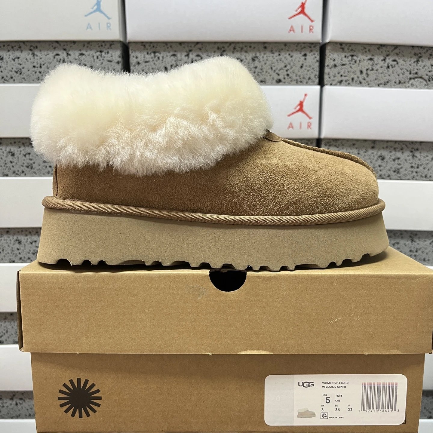 UGG Women's Classic Mini II Platform Shearling Slipper - 1