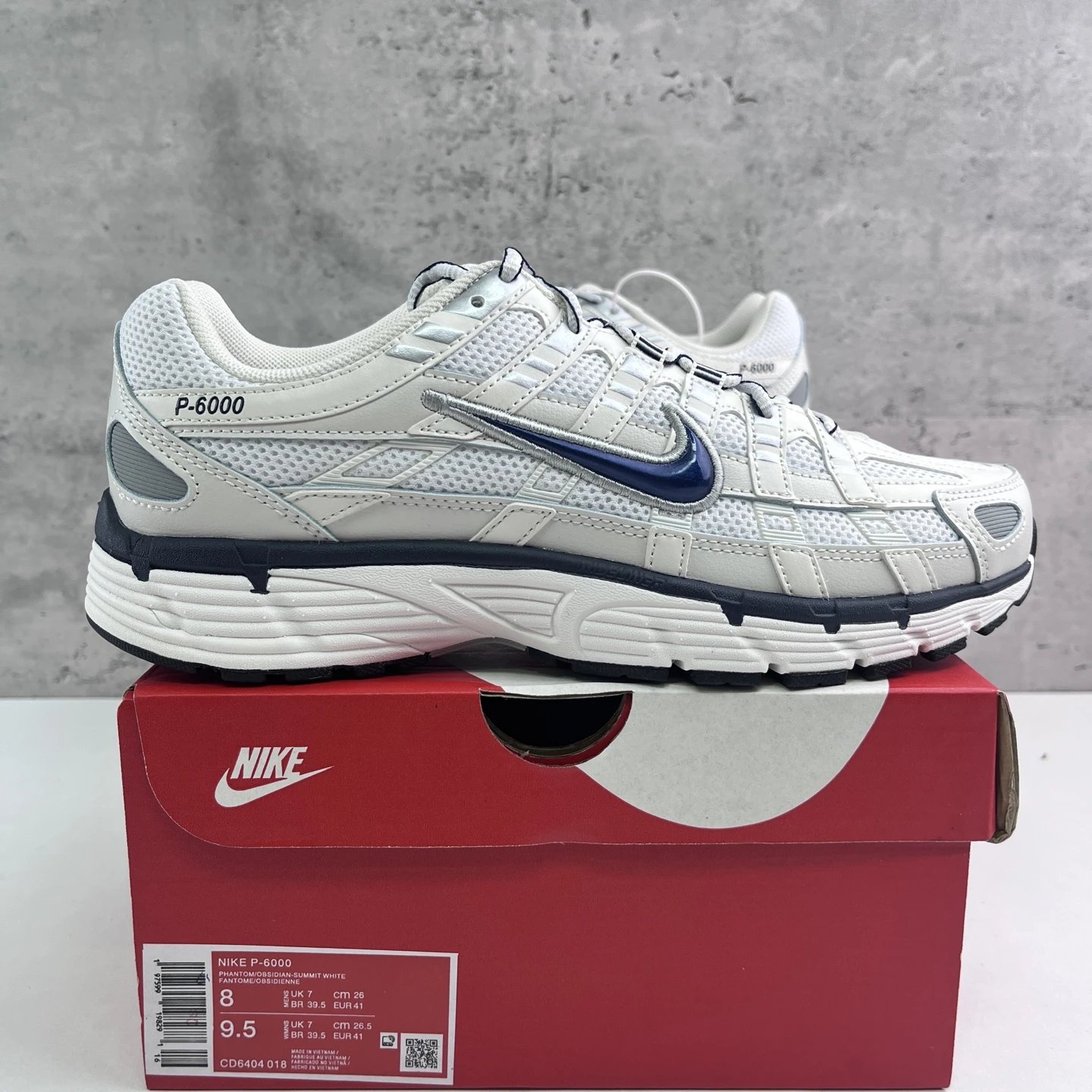 Beige White Blue CD6404-018 36-45