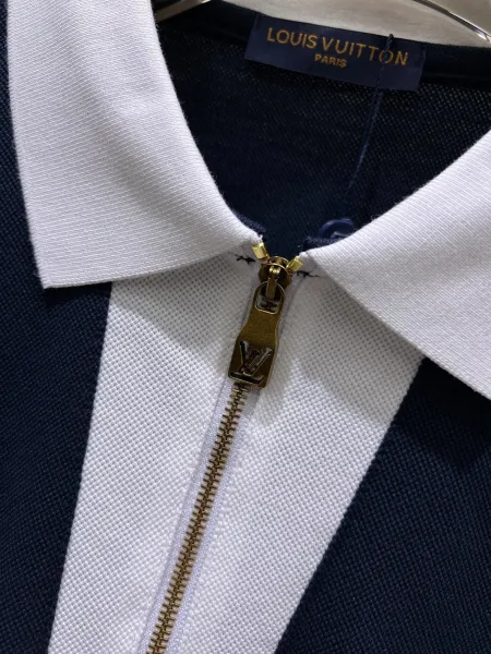 Louis Vuitton Marque L.VUITTON Déposé Polo Black Polo Shirt - 6
