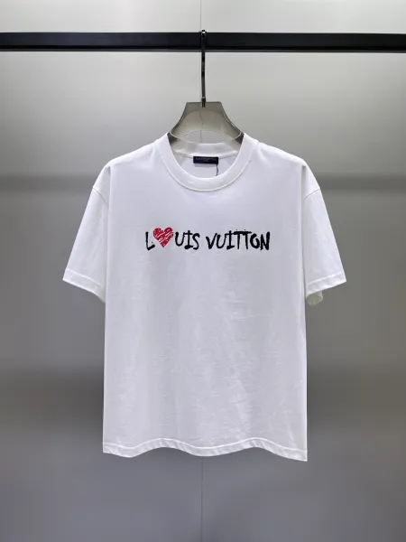 Louis Vuitton I Love Louis Vuitton Graphic T-Shirt White - 1