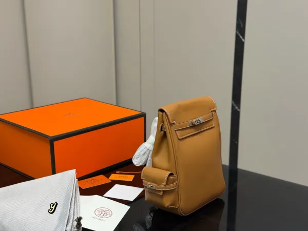 Hermès Kelly Danse Bag Camel Leather Shoulder Bag - 1