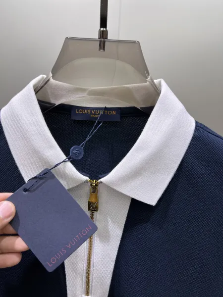Louis Vuitton Marque L.VUITTON Déposé Polo Black Polo Shirt - 5