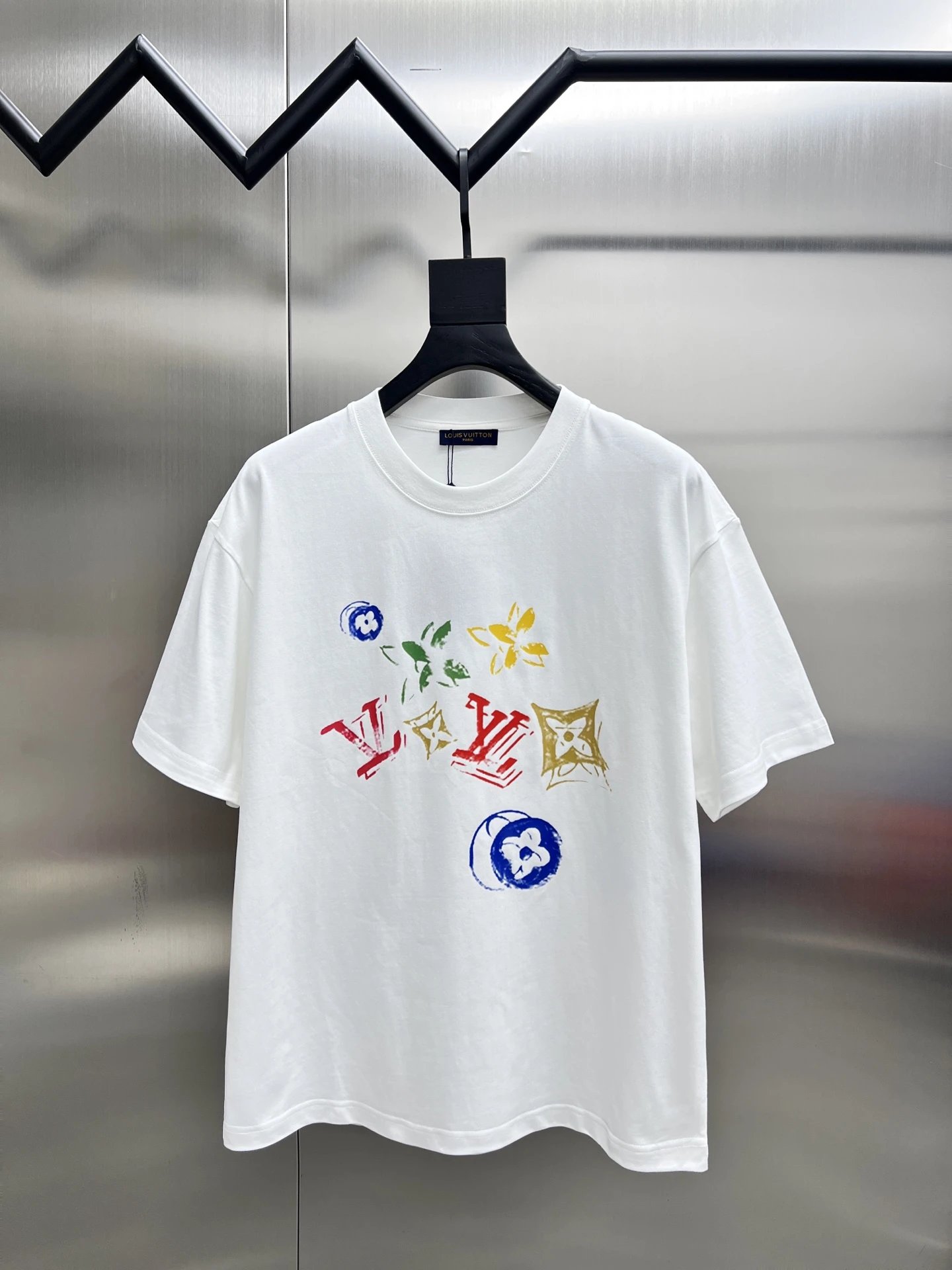 Louis Vuitton Bold Logo Black T-Shirt - 42