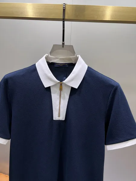 Louis Vuitton Marque L.VUITTON Déposé Polo Black Polo Shirt - 4