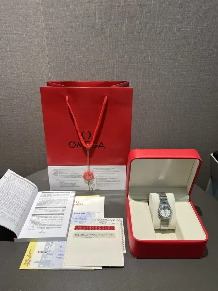 Omega Constellation Quartz White Dial Steel Watch Watches - 1