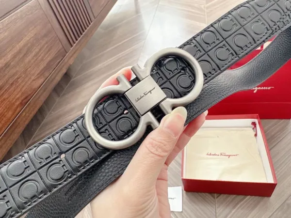 Louis Vuitton Damier Graphite Automatic Buckle Belt Black - 24