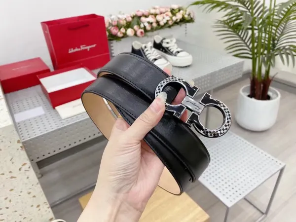 Louis Vuitton Damier Graphite Automatic Buckle Belt Black - 18