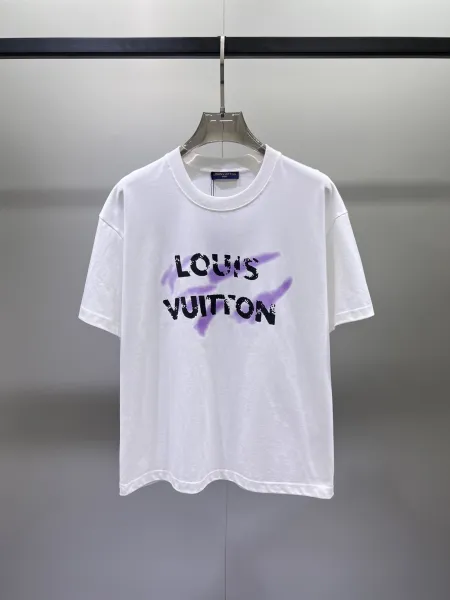 Louis Vuitton Graphic Print White T-Shirt - 1