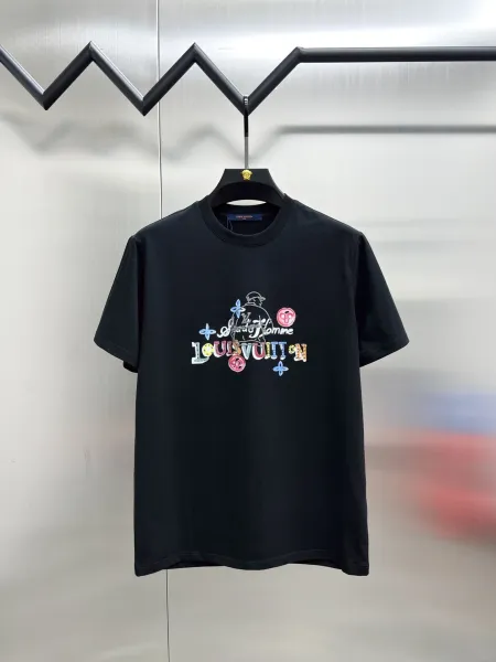 Louis Vuitton Monogram Icons T-Shirt Black - 21