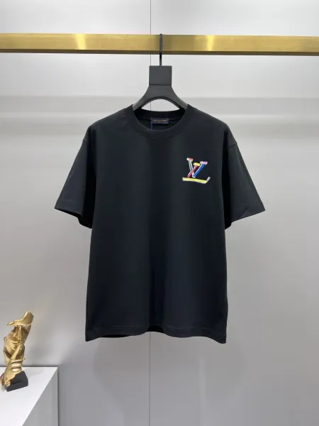 Louis Vuitton Monogram Icons T-Shirt Black - 35