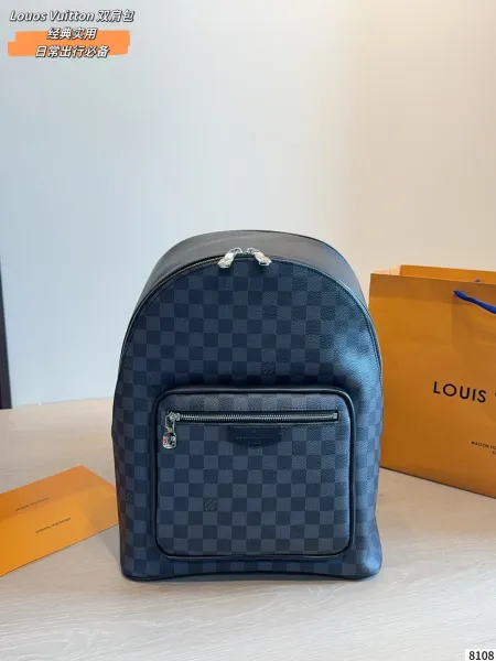 Louis Vuitton Damier Graphite Backpack Navy Blue - 1
