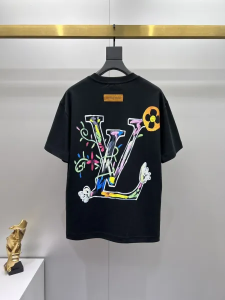 Louis Vuitton Monogram Icons T-Shirt Black - 36
