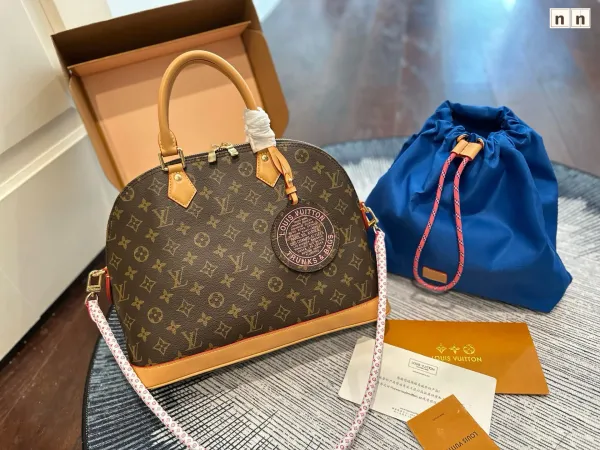 Louis Vuitton Alma BB Monogram Canvas Brown and Tan Handbag - 2