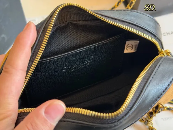 Chanel Mini Coco Handle Pink Quilted Caviar Leather Chain Bag Shoulder Bags - 16