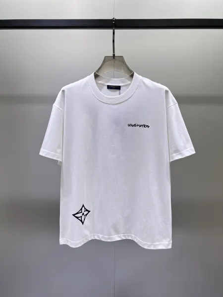 Louis Vuitton Monogram Script T-Shirt White - 1