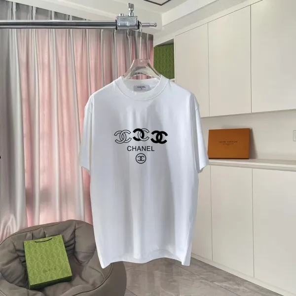 Chanel Logo Graphic T-Shirt Mint Green T-Shirt - 12