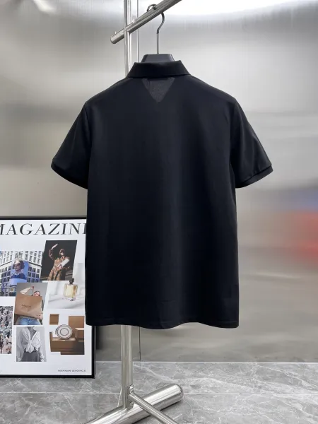 Louis Vuitton Marque L.VUITTON Déposé Polo Black Polo Shirt - 15