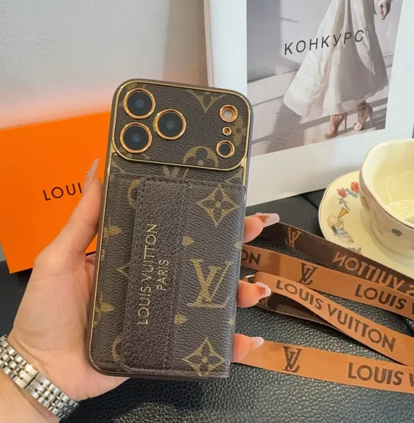 Gucci GG Marmont Phone Case with Card Holder Beige Canvas Phone Case - 14
