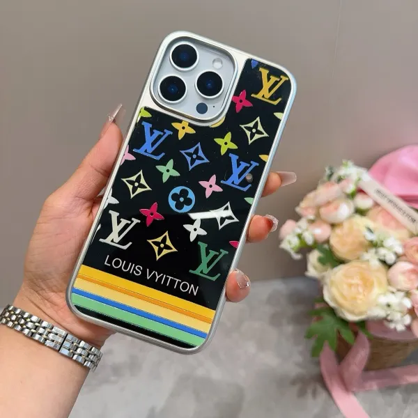 Louis Vuitton Multicolor Monogram Print Phone Case for iPhone 14 Pro - 1