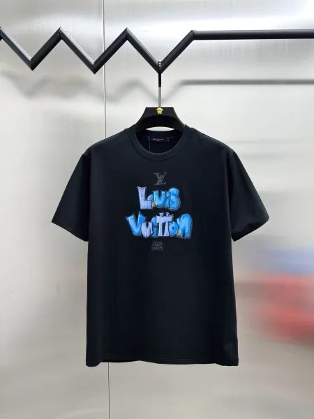 Louis Vuitton Monogram Icons T-Shirt Black - 23