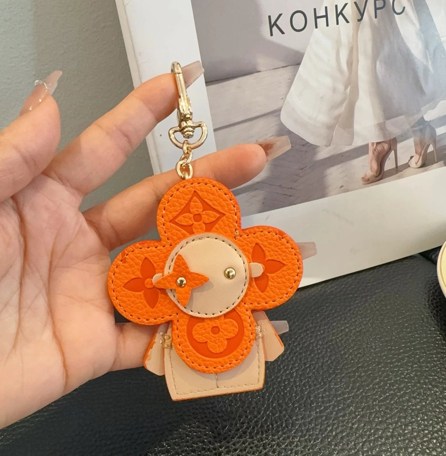 Louis Vuitton Monogram Multicolor Flower Charm Keychain Accessories - 7
