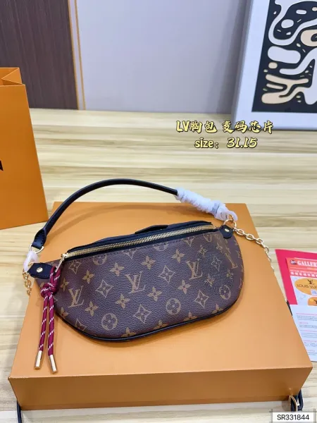 Louis Vuitton Monogram Bumbag Brown Belt Bag - 1