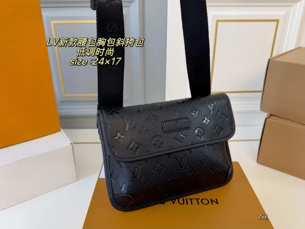 Louis Vuitton Monogram Empreinte Belt Bag Black Crossbody Bag - 6