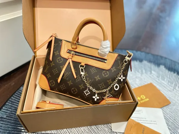 Louis Vuitton Twist MM Black Monogram Empreinte Leather Handbag - 12