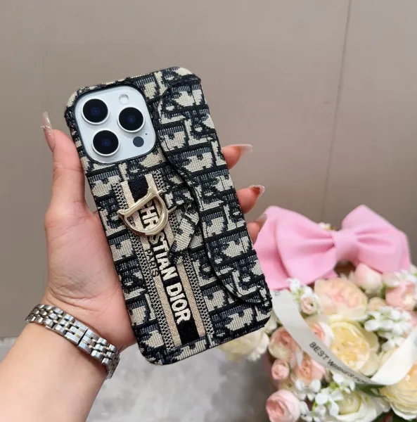 Prada Saffiano Cardholder Phone Case Black - 31