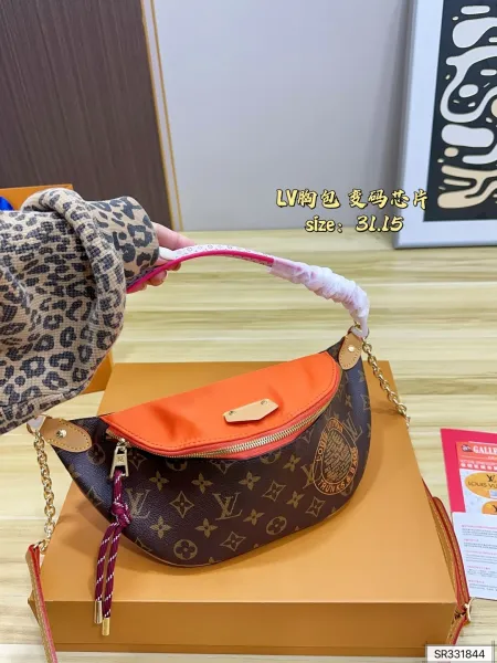 Louis Vuitton Monogram Bumbag Brown Belt Bag - 9