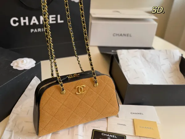 Chanel Mini Coco Handle Pink Quilted Caviar Leather Chain Bag Shoulder Bags - 9