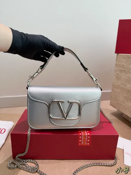 Fendi Baguette Mini Beige FF Logo Chain Shoulder Bag - 2