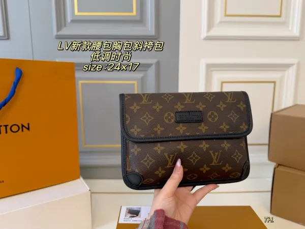 Louis Vuitton Monogram Empreinte Belt Bag Black Crossbody Bag - 3