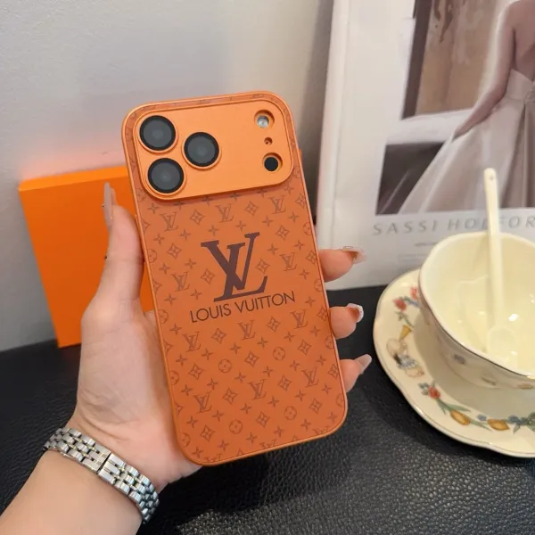 Louis Vuitton Monogram Orange Phone Case for iPhone - 1
