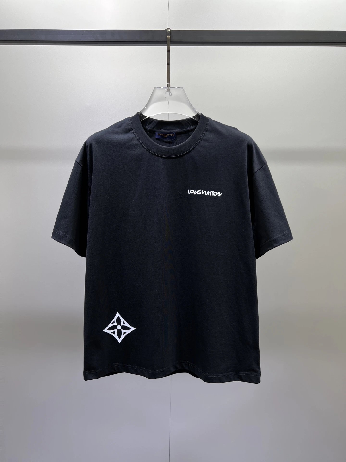 Louis Vuitton Bold Logo Black T-Shirt - 23