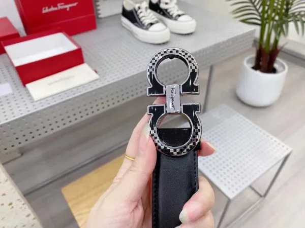 Louis Vuitton Damier Graphite Automatic Buckle Belt Black - 16