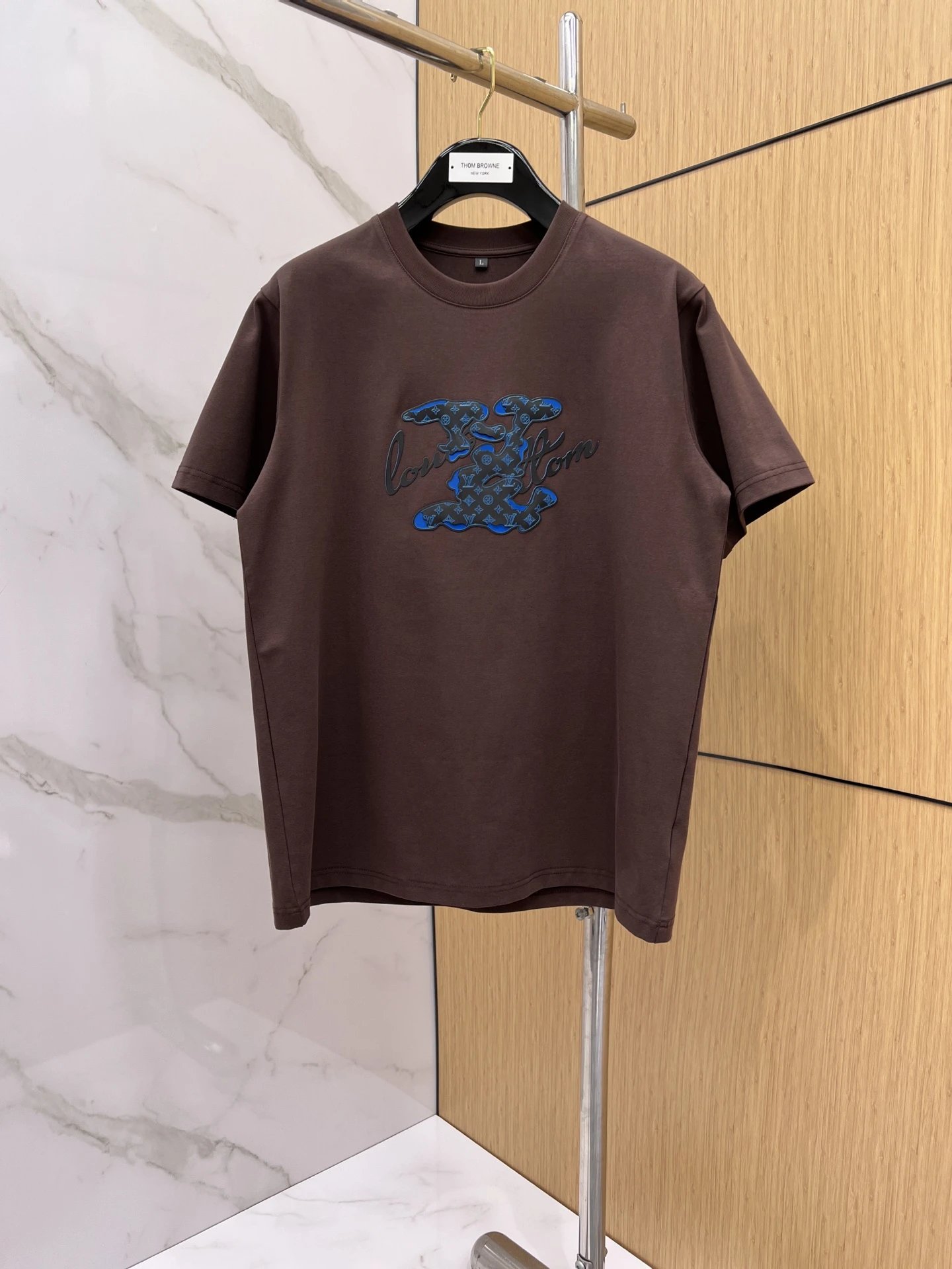 Louis Vuitton Bold Logo Black T-Shirt - 30