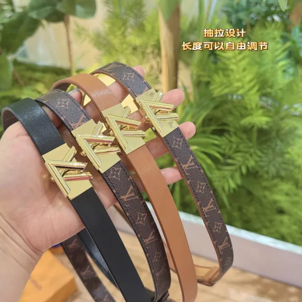 Louis Vuitton Damier Graphite Automatic Buckle Belt Black - 64