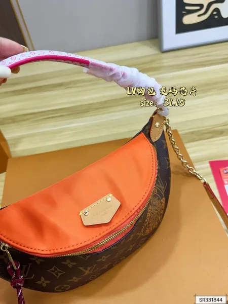 Louis Vuitton Monogram Bumbag Brown Belt Bag - 14