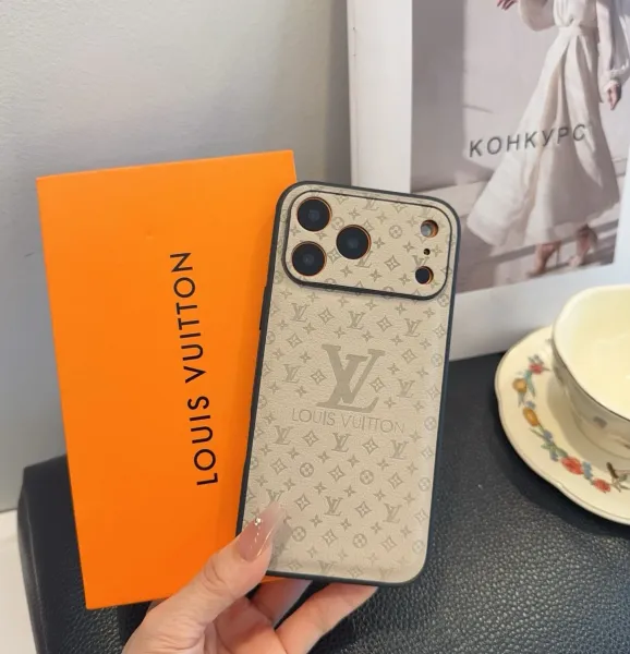 Louis Vuitton Monogram iPhone Case Beige Phone Case - 1