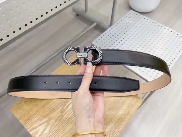 Louis Vuitton Damier Graphite Automatic Buckle Belt Black - 17